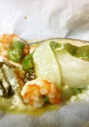 鮭のクッキングシート包み焼き-レシピのメイン写真