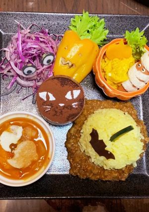 ハロウィンプレート，2019-レシピのメイン写真