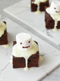 Halloween! マシュマロお化け-レシピのメイン写真