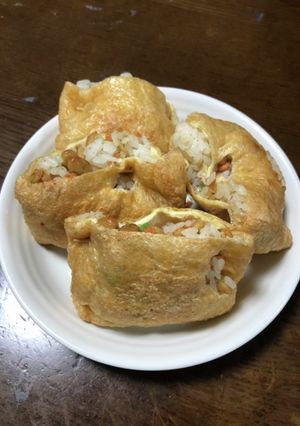 簡単巾着ご飯-レシピのメイン写真