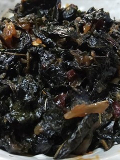 エゴマの葉の甘辛佃煮・保存食-レシピのメイン写真