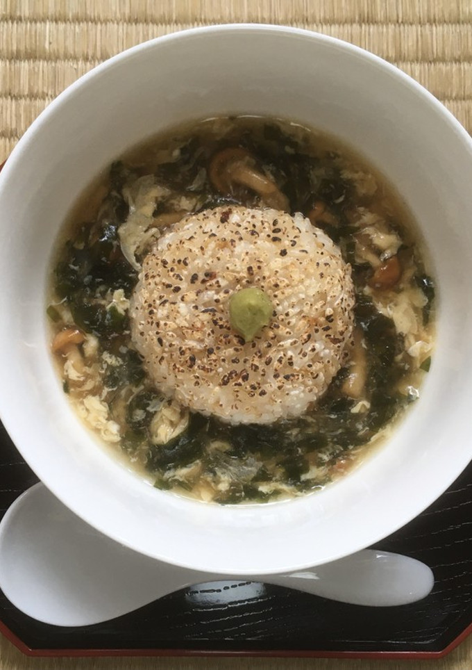 焼きおにぎりのとろとろあんかけ-レシピのメイン写真