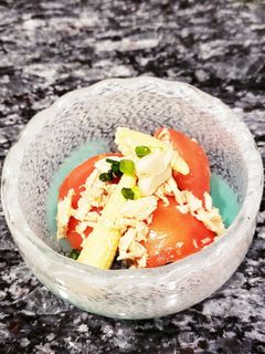 ツナとトマトとヤングコーンの簡単和え物♪-レシピのメイン写真