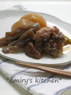 ル・クルーぜを使って・・とろとろ牛筋煮込-レシピのメイン写真