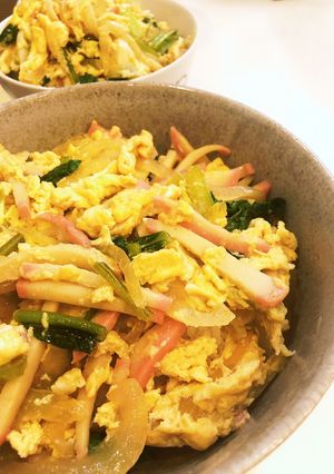 かまたま丼-レシピのメイン写真