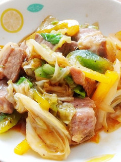 キャベツと豚肉の黒こしょう炒め-レシピのメイン写真