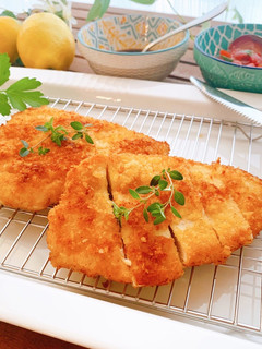 鶏むね肉の簡単ミラノ風カツレツ♪-レシピのメイン写真