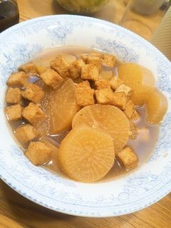 放っておくだけ!大根と厚揚げの煮物-レシピのメイン写真