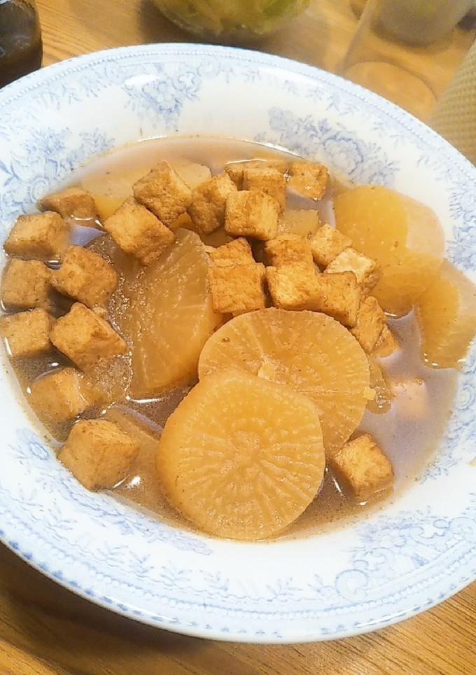 放っておくだけ！大根と厚揚げの煮物-レシピのメイン写真