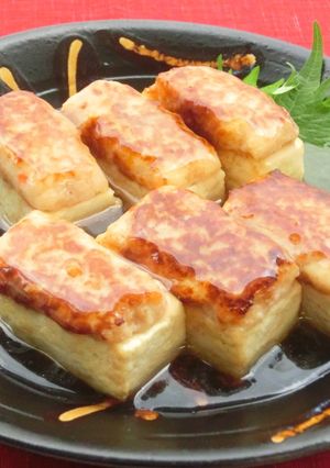 鶏だんごと豆腐の重ね焼きあんかけ-レシピのメイン写真