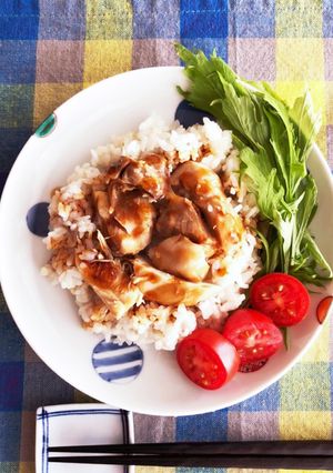 炊飯器でハイナンチキンライス＊海南鶏飯-レシピのメイン写真
