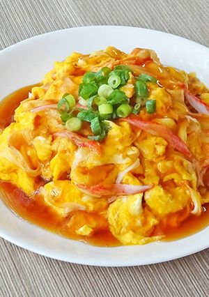 【簡単】ぽん酢の天津飯-レシピのメイン写真