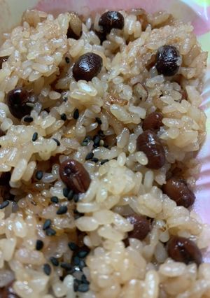 炊飯器で赤飯25人分-レシピのメイン写真
