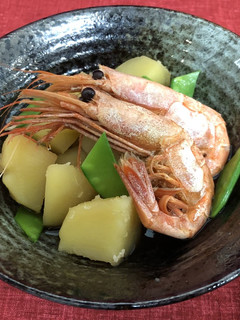 甘エビとジャガイモの煮物-レシピのメイン写真