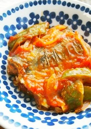 サバ・ピーマンのトマト煮♪隠し味カレー粉-レシピのメイン写真