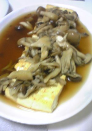 豆腐のきのこあんかけ-レシピのメイン写真