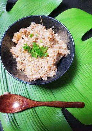 簡単！おでんの素で炊き込みご飯！-レシピのメイン写真