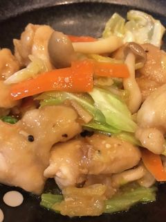 鶏胸肉とキャベツのピリ辛味噌炒め-レシピのメイン写真
