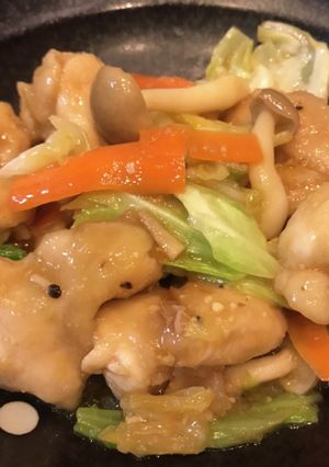 鶏胸肉とキャベツのピリ辛味噌炒め-レシピのメイン写真