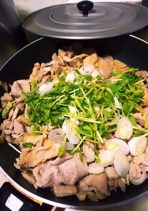 豚肉変わり焼きwith納豆についてる辛子-レシピのメイン写真