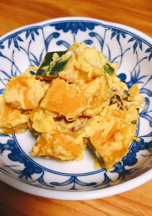 さつまいもとかぼちゃクリームチーズサラダ-レシピのメイン写真
