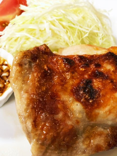 鶏モモ肉塩焼き☆魚焼グリル☆油淋鶏ソース-レシピのメイン写真