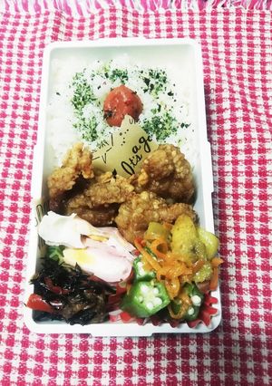 パパ弁当♡２日目の唐揚げ10/20-レシピのメイン写真
