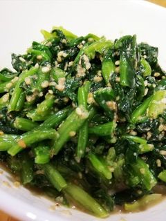 ほうれん草の胡麻和え-レシピのメイン写真