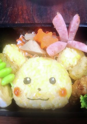 ピカチュー弁当-レシピのメイン写真