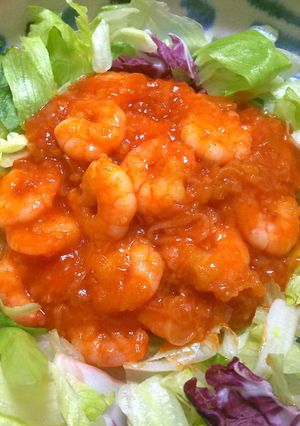 エビチリ◎から揚げ粉などお手軽食材で簡単-レシピのメイン写真