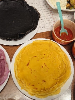 卵なし!ハロウィンに3色お食事クレープ!-レシピのメイン写真