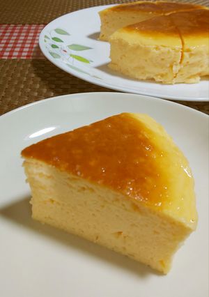 ★糖質オフ！美味しいスフレチーズケーキ♪-レシピのメイン写真