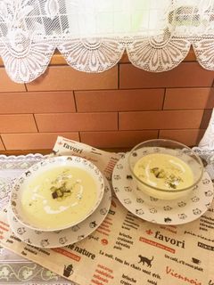 薩摩芋と玉ねぎのクリームチーズポタージュ-レシピのメイン写真