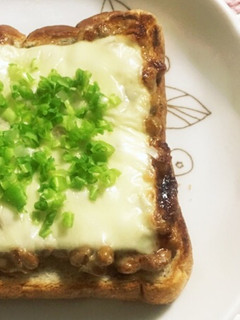 ♪納豆チーズトースト♪-レシピのメイン写真