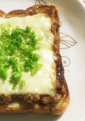 ♪納豆チーズトースト♪-レシピのメイン写真