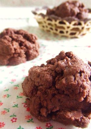 ✤うまうま♥ダブルチョコ♥ロックケーキ✤-レシピのメイン写真