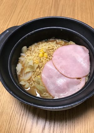 ハムキャベコーンの味噌ラーメン☆-レシピのメイン写真