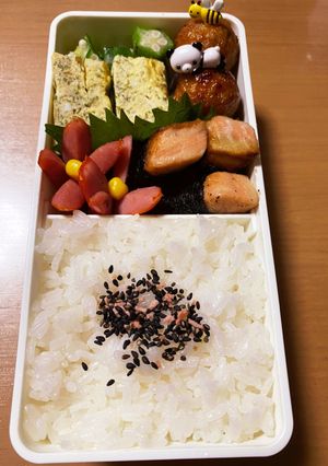 20201021中学2年男子お弁当-レシピのメイン写真