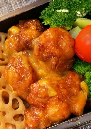 余ったオレンジジャムで、オレンジチキン-レシピのメイン写真