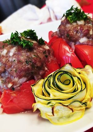 トマトつつみのミートローフ-レシピのメイン写真
