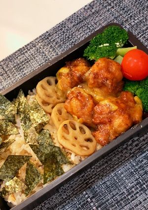 オレンジチキン弁当　2020/10/21-レシピのメイン写真