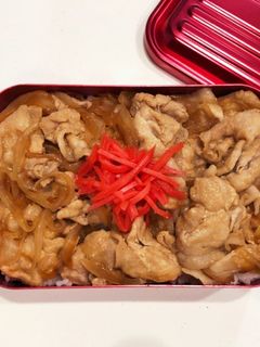 のっけ弁当(豚丼)-レシピのメイン写真