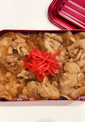のっけ弁当(豚丼)-レシピのメイン写真