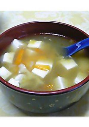 やわらぎ&にんじん&豆腐スープ-レシピのメイン写真