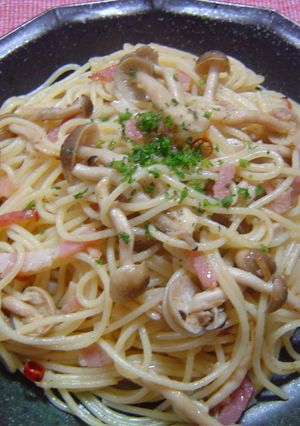 キノコのペペロンチーノ-レシピのメイン写真