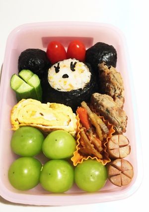 ミニーちゃん　弁当-レシピのメイン写真