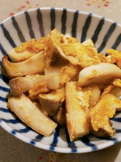 エリンギの玉子炒め-レシピのメイン写真
