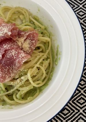 生ハムとアボカドのパスタ-レシピのメイン写真