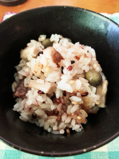 丹波の黒枝豆と牛肉キノコの炊き込みご飯-レシピのメイン写真