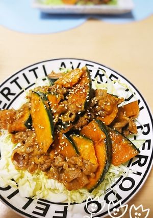 ☆牛肉とかぼちゃの炒め物☆-レシピのメイン写真